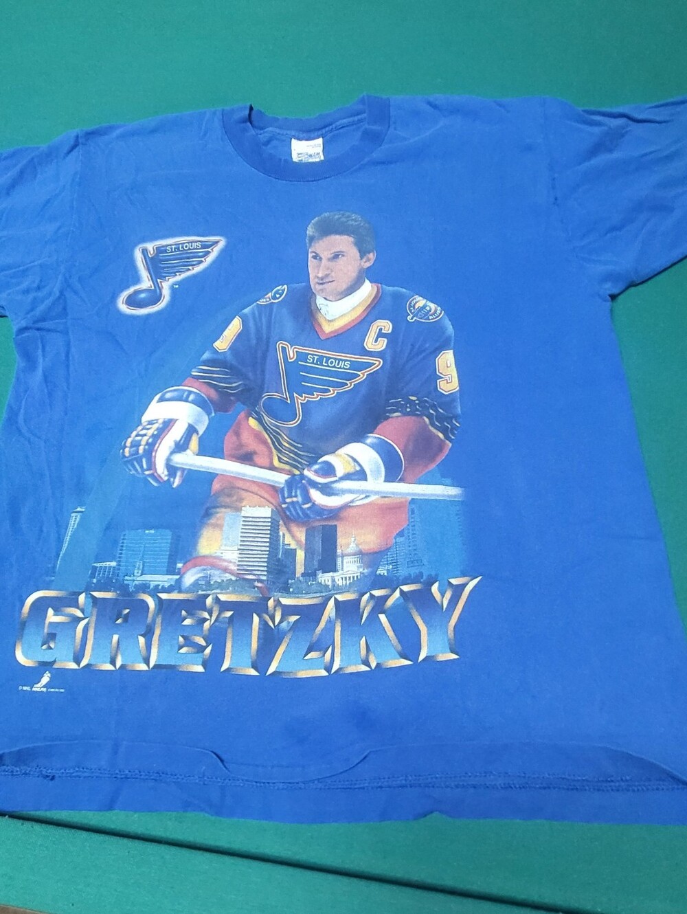 NHL Vintage 1996 Wayne Gretzky St Louis Blues Salem Sz L